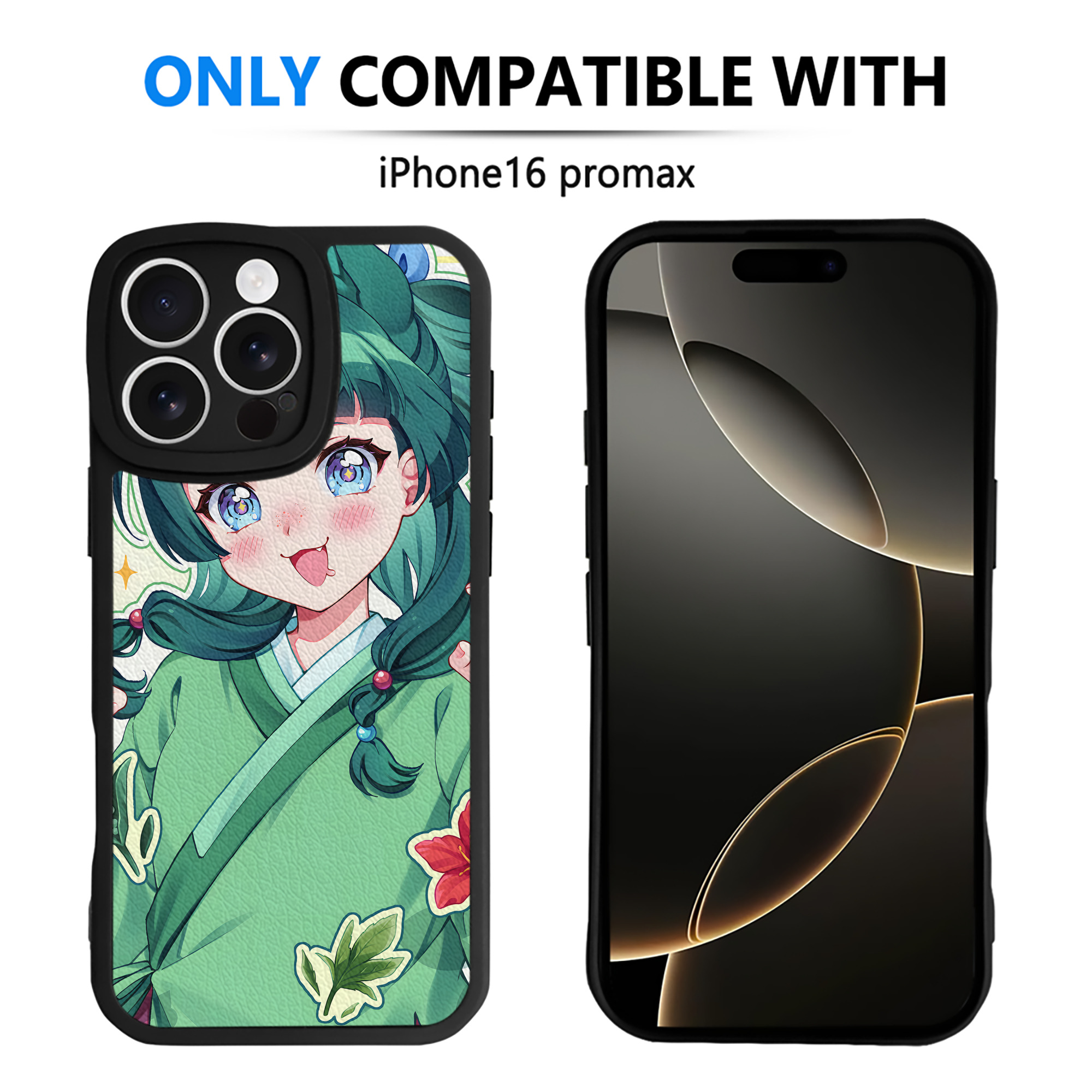（画像用） 薬屋のひとりごと The Apothecary Diaries 【iPhone 16シリーズ対応】シリコンスマホケース（レザー調） 材質：シリコン